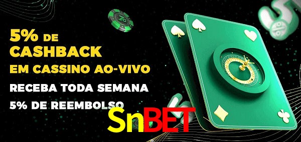 Promoções do cassino ao Vivo Snbet